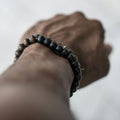 Bracelet onyx mat noir — Noir