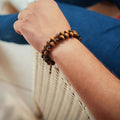 Bracelet œil de tigre 8 mm — Sahara